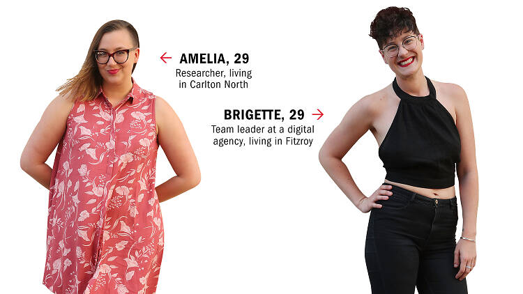 Dating IRL Amelia and Brigette