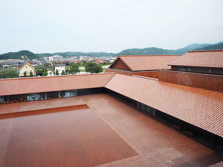 Admire the Sekishu roof tiles