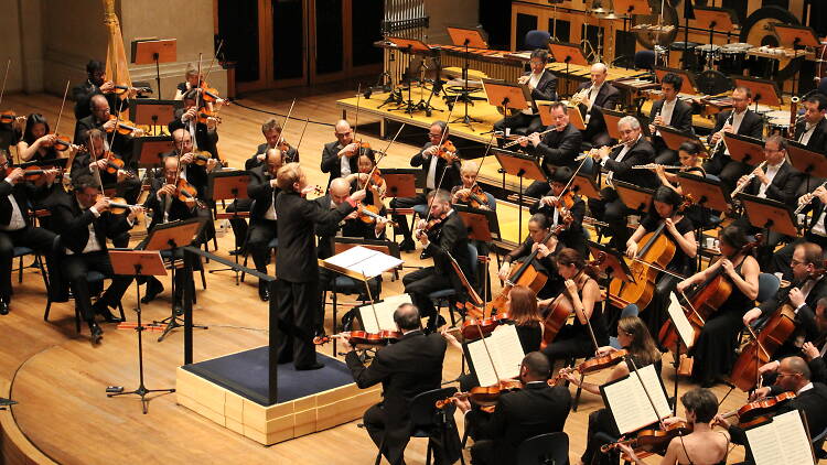 Marin Alsop with the São Paulo Symphony Orchestra