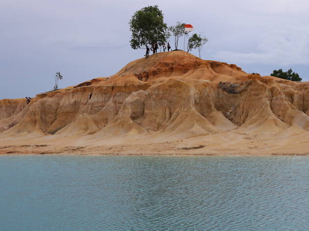 Gurun Pasir Busung and Telaga Biru Gurun Pasir Busung and Telaga Biru