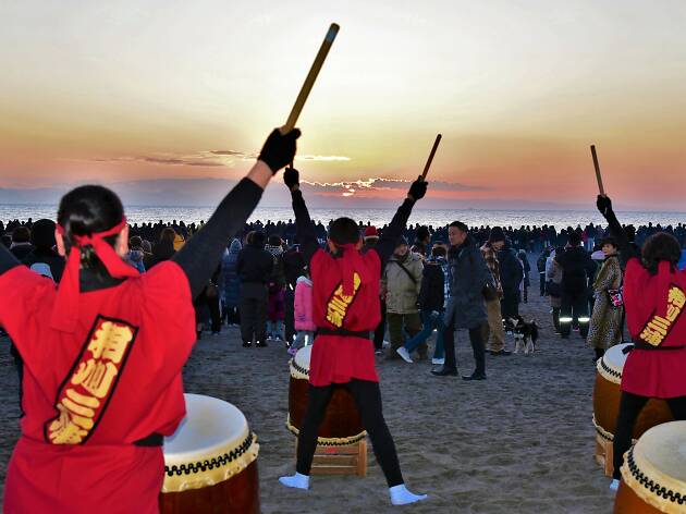 三浦海岸初日の出 三浦海岸初日の出