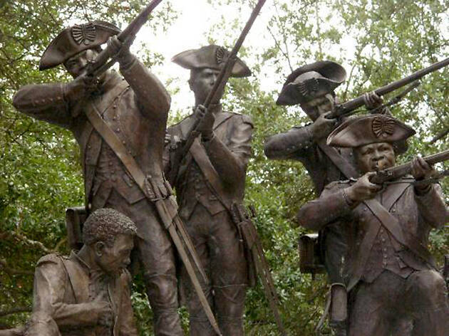 Gullah Heritage Trail Haitian revolutionary war hero monument, Savannah, Georgia
