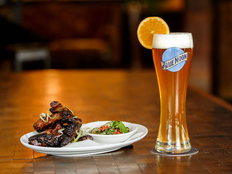 BBQ pork riblets at Whirly Bird