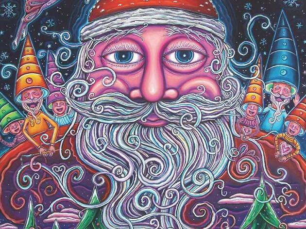 Marché de Noël psychédélique au Hangart © Le Hangart