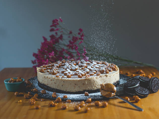 Cheesecake de manteiga de amendoim da Mafalda's Cheesecake de manteiga de amendoim da Mafalda's
