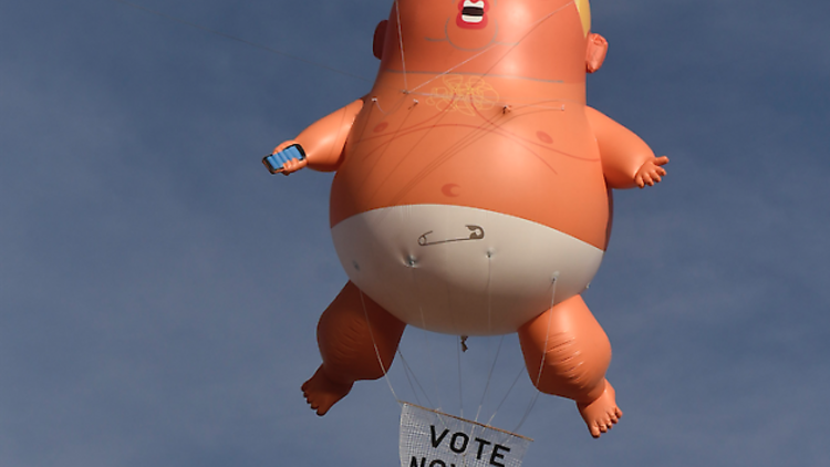 London gave birth to a baby Trump