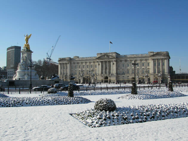 Snow at Buckingham Palace, February 2018 Snow at Buckingham Palace, February 2018