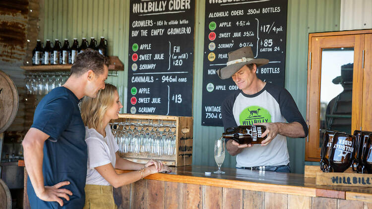 Taste pure, award-winning cider at the Hillbilly Cider Shed and Bilpin Cider 