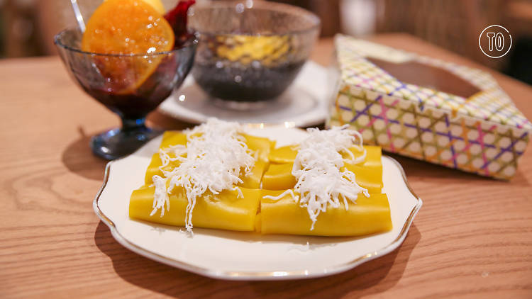 Thai desserts at Khao Dessert Cafe