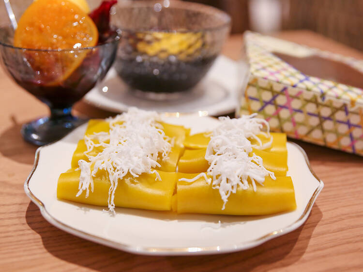 Thai desserts at Khao Dessert Cafe