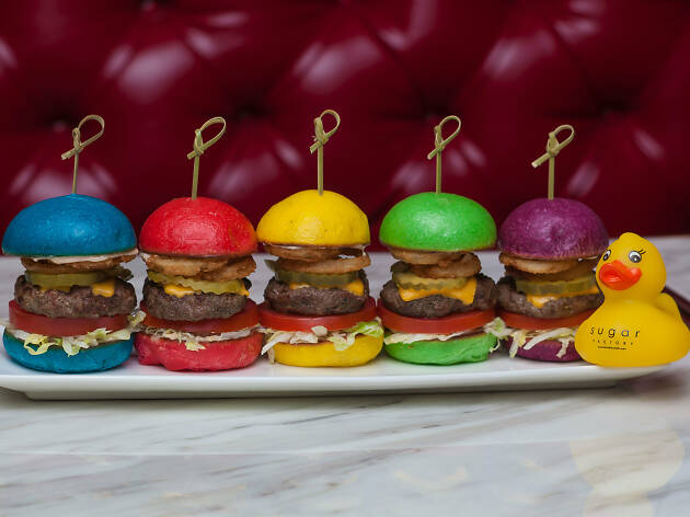 rainbow sliders