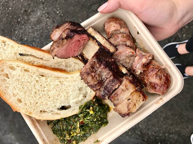 Pablo Kim Argentinian grilled meat at Smorgasburg