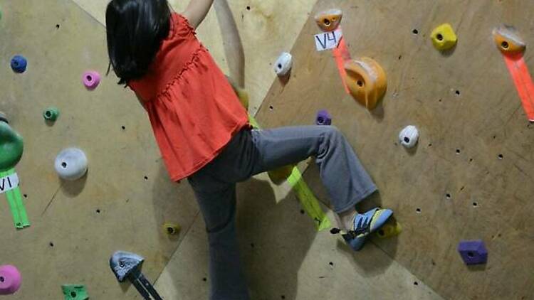 Steep Rock Bouldering