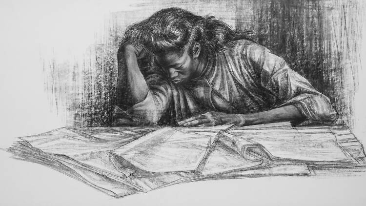 Drawing by Charles White