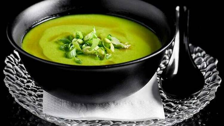 Pea Mint Soup - By Chef Dudi Harush, Nagisa