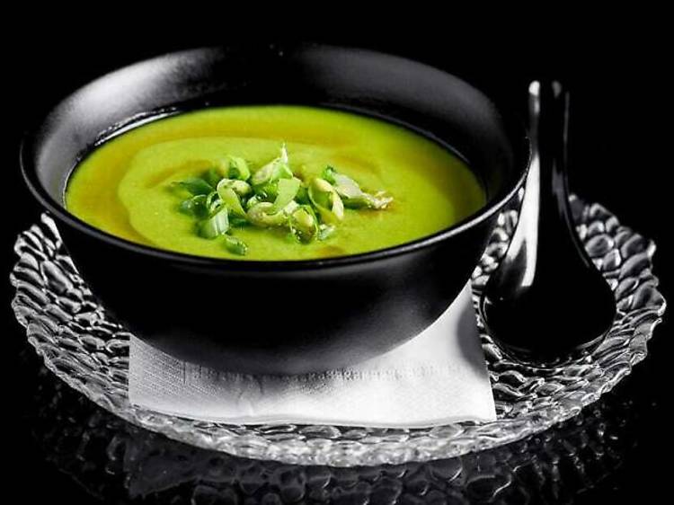 Pea Mint Soup - By Chef Dudi Harush, Nagisa