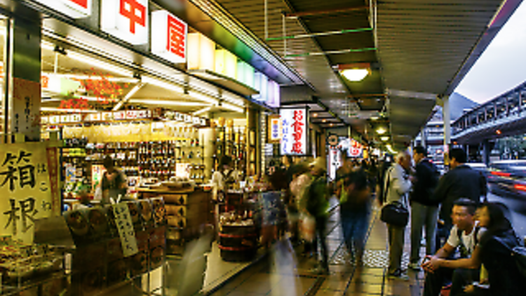 Shopping at Hakone-Yumoto Station