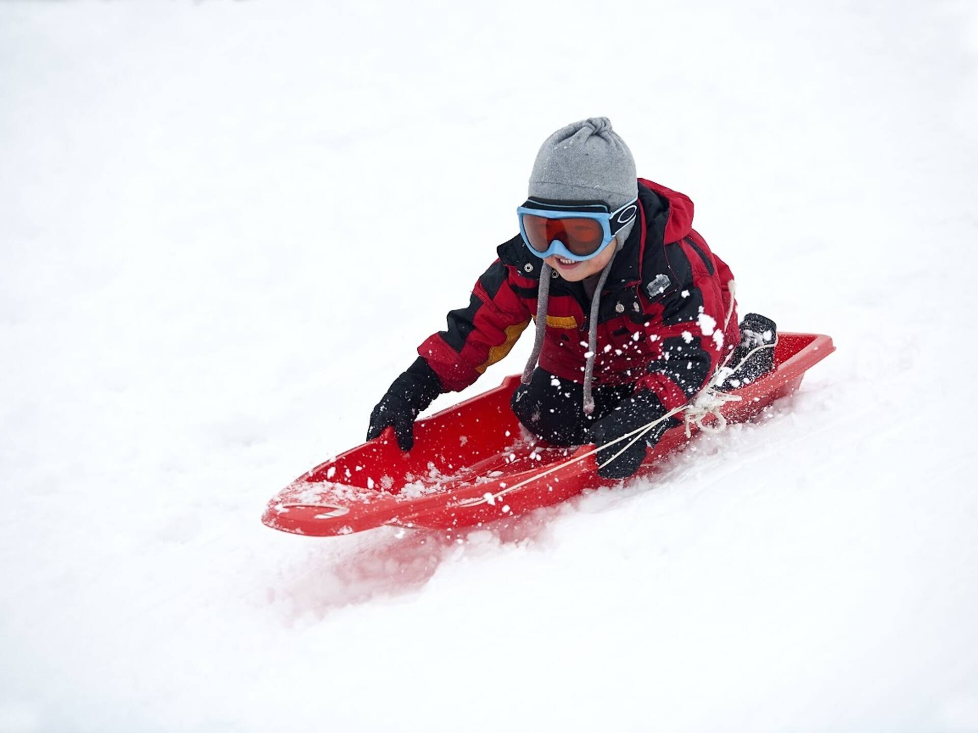 16 Spots for Sledding in NYC in the Snow