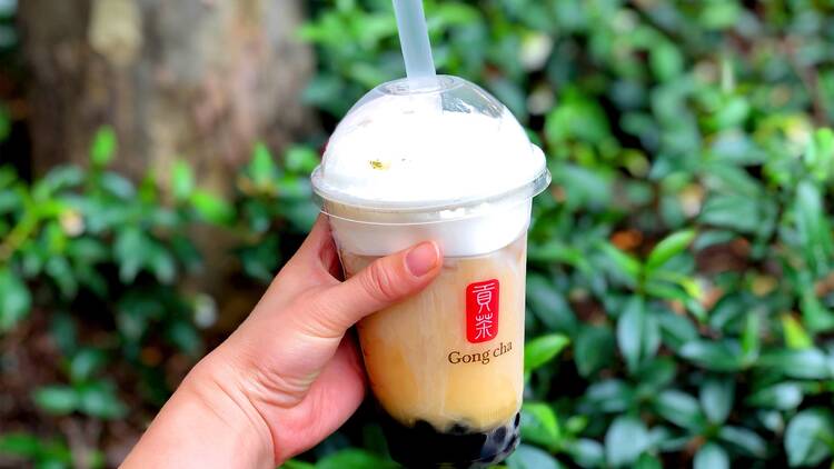 Milk Bubble Tea at Gong Cha