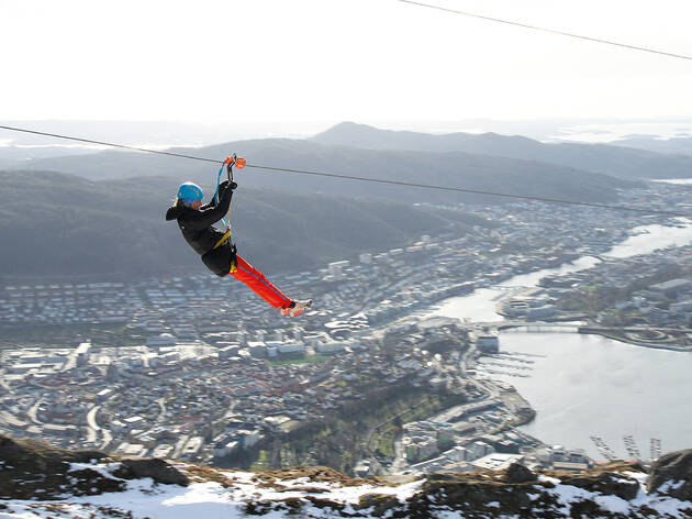 Tirolesa em Bergen Tirolesa em Bergen