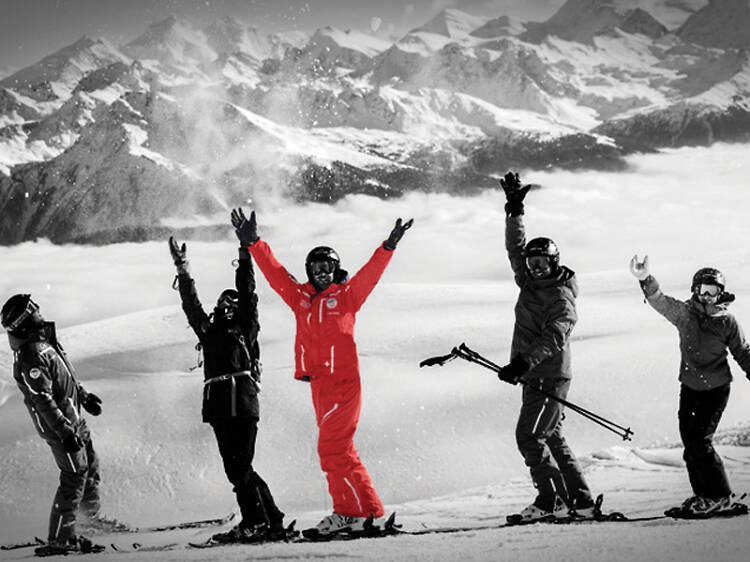 3. Take your first-ever skiing lesson