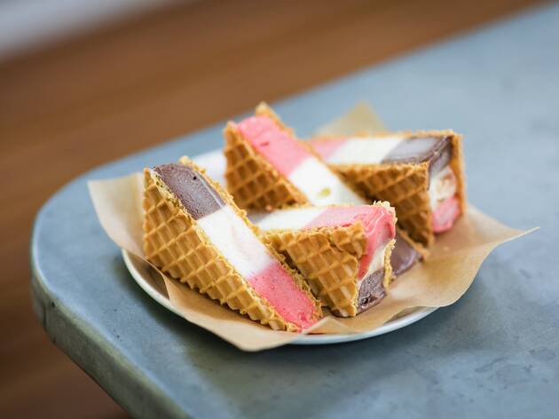 Ice cream sandwich at Totti's Bondi Ice cream sandwich at Totti's Bondi