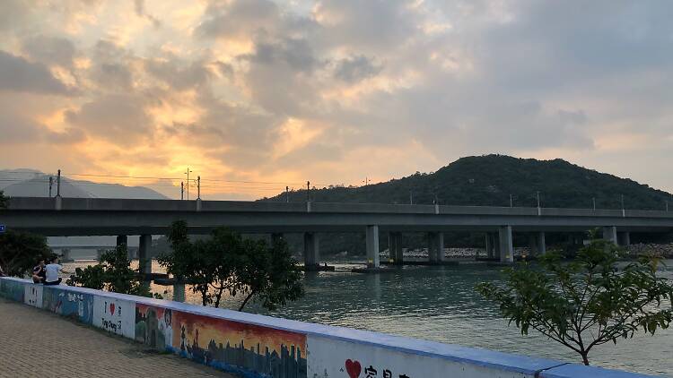 Take a stroll along Tung Chung Waterfront