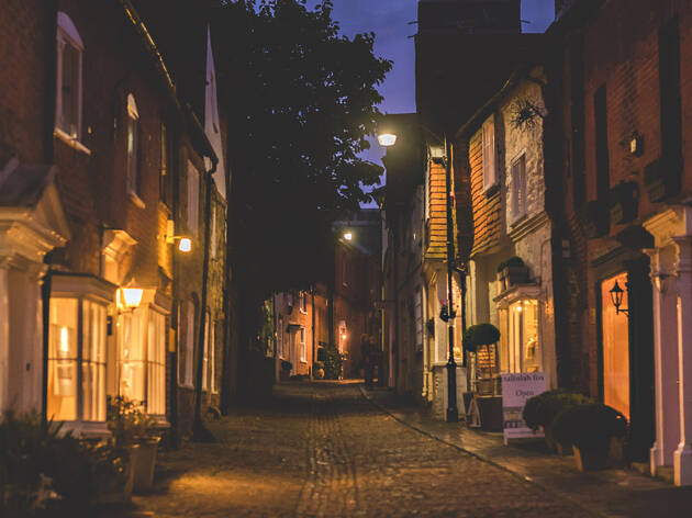 Cobbled streets in Petworth