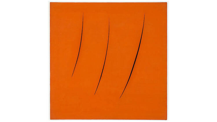 Lucio Fontana, Spatial Concept, Expectations, 1959