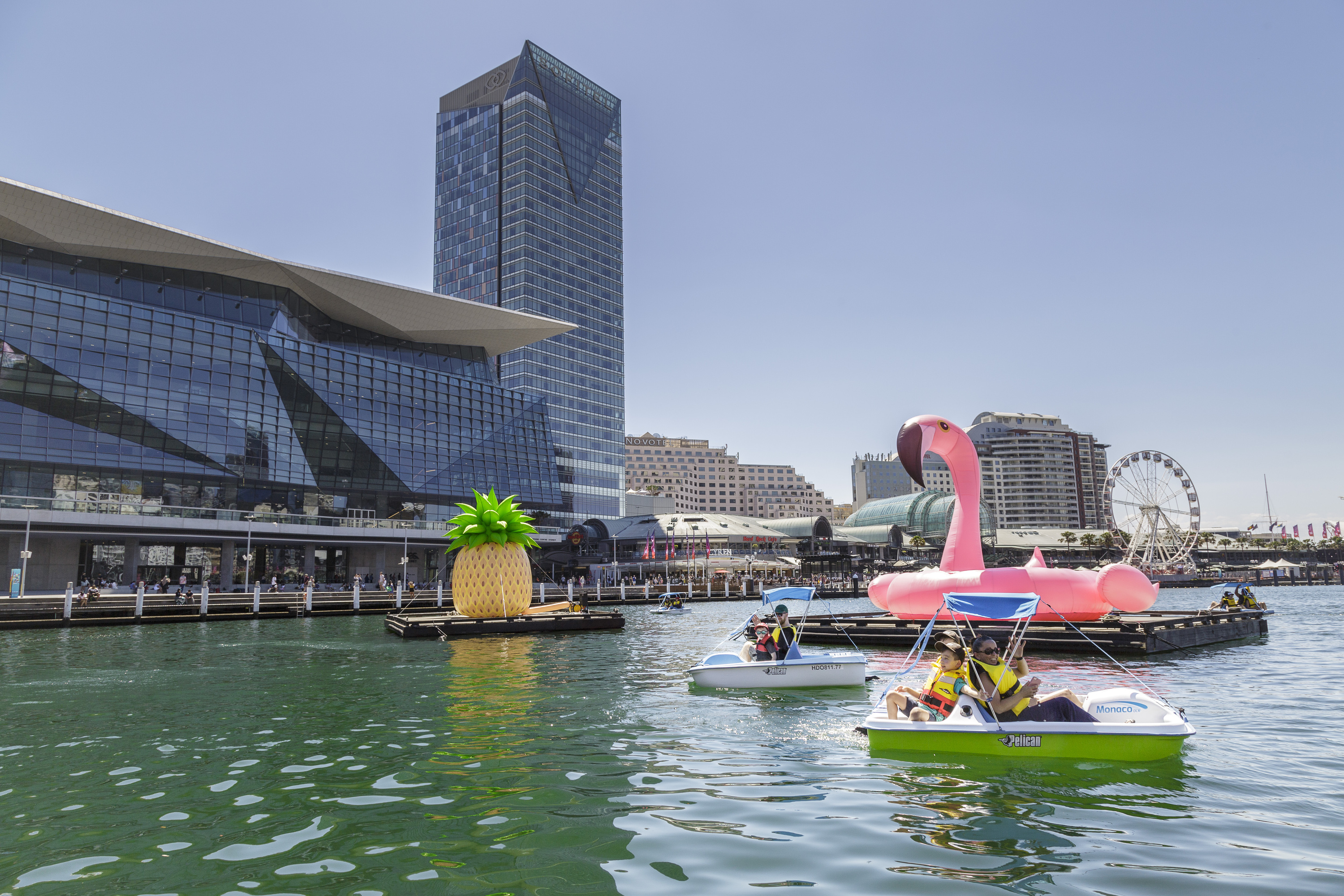 Cockle Bay Wharf Pedal Boats Things to do in Sydney