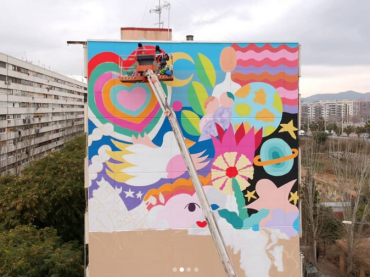 'Street art': Murales a gran escala