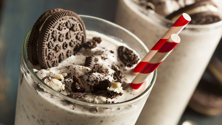 Split a malted milkshake