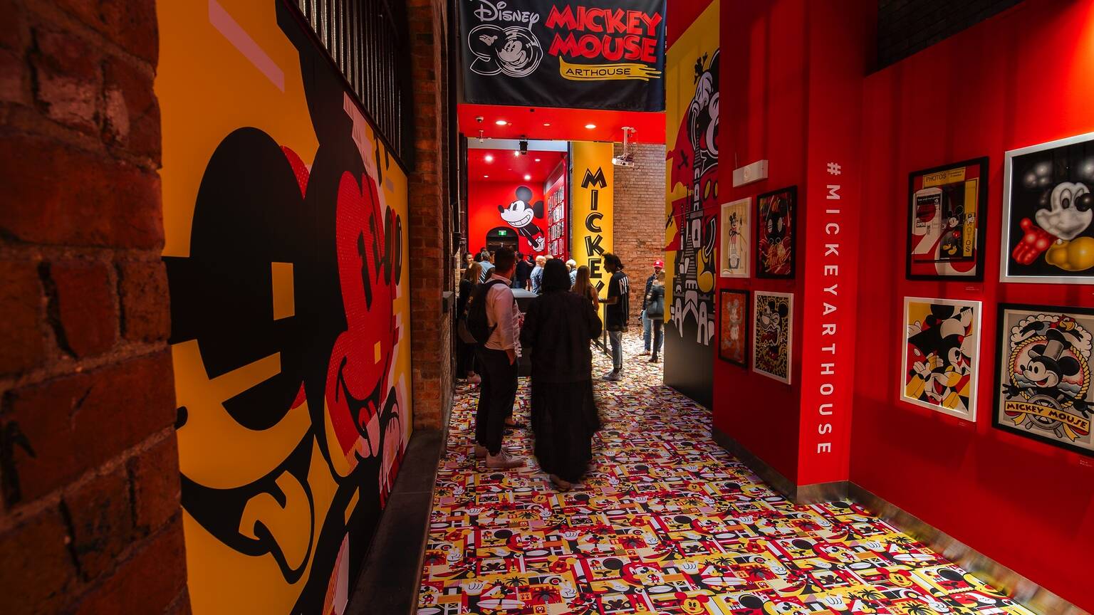 Mickey Mouse in the Arthouse Kids in Melbourne