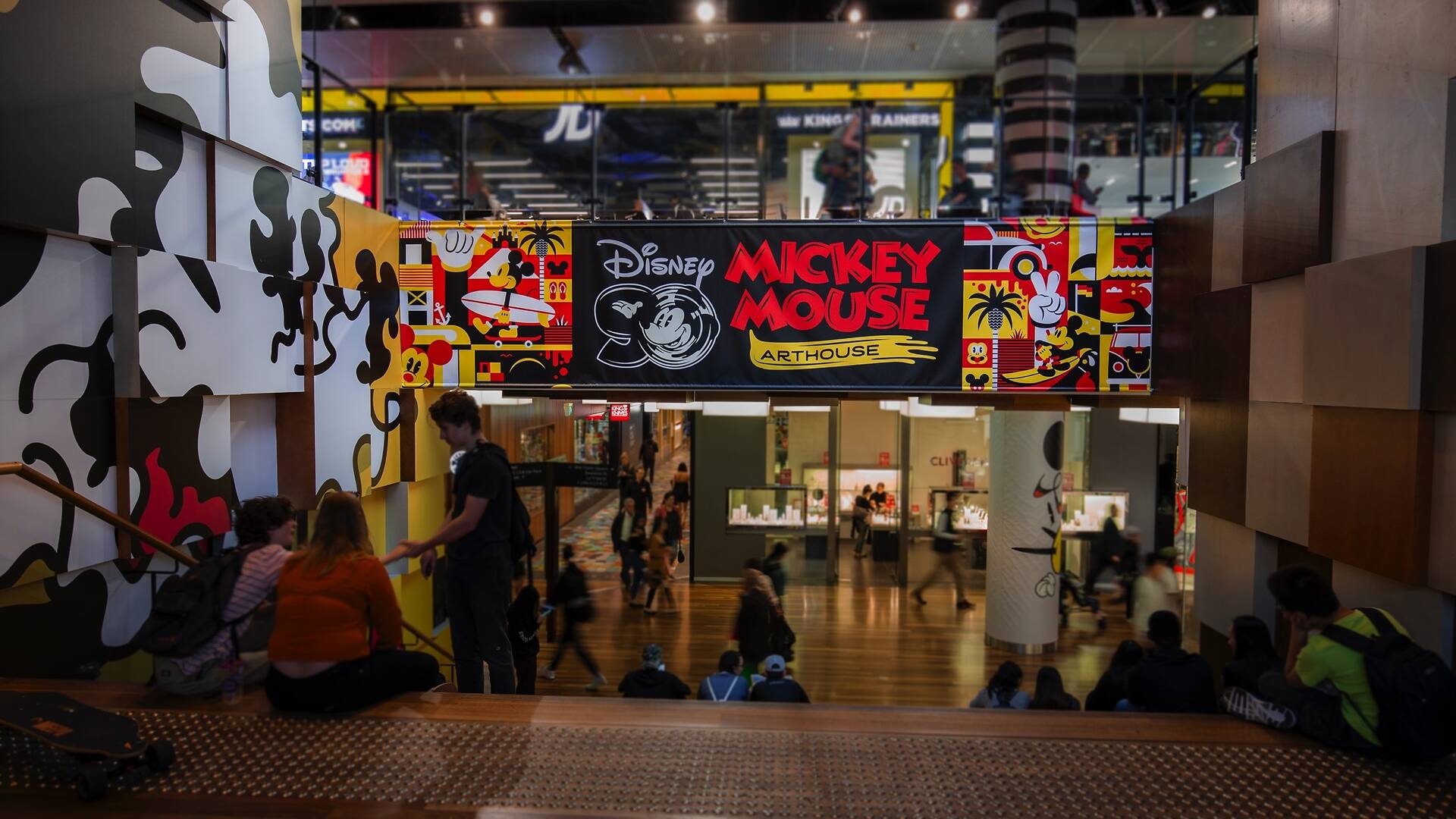 Mickey Mouse in the Arthouse Kids in Melbourne