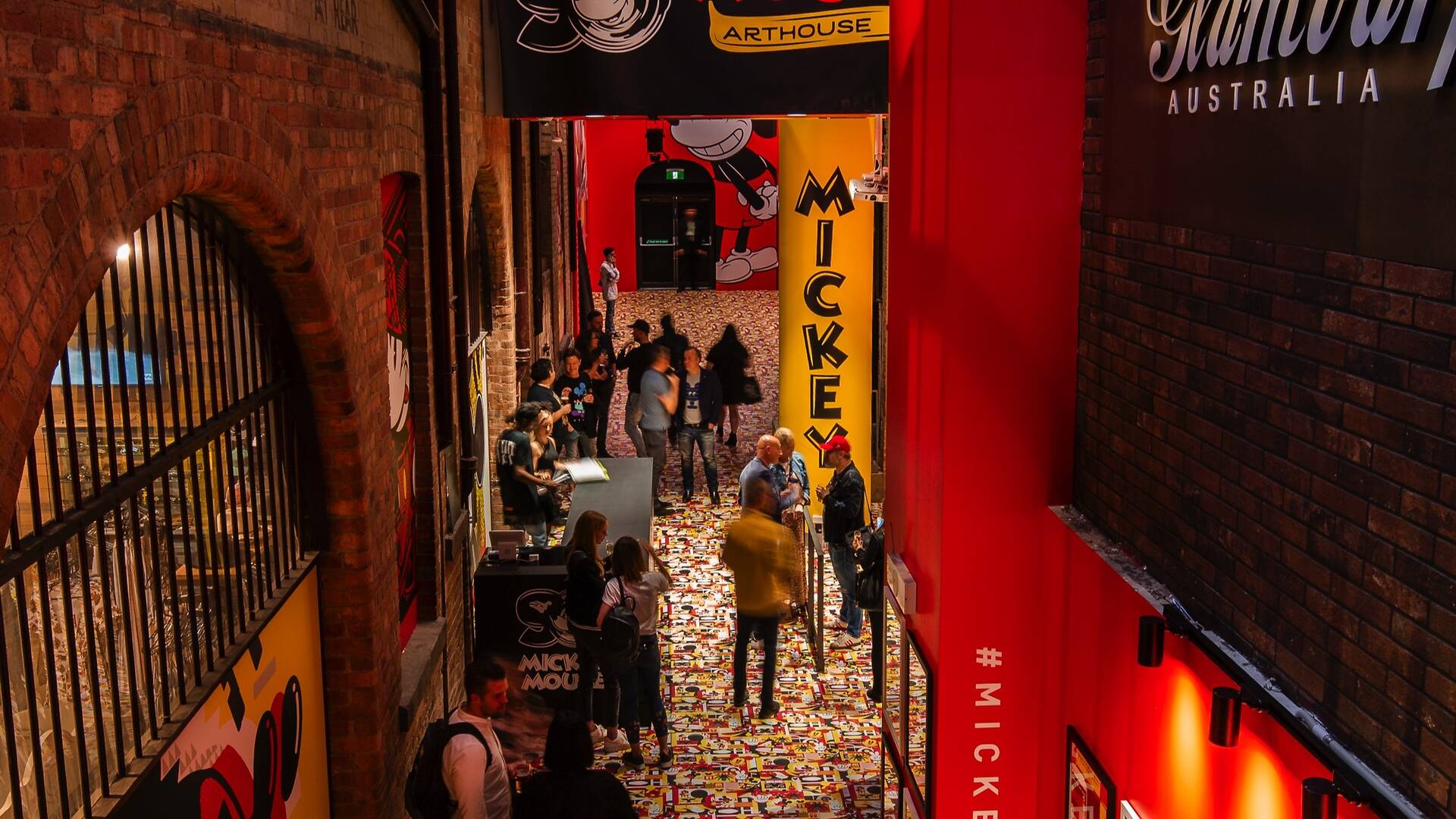 Mickey Mouse in the Arthouse Kids in Melbourne