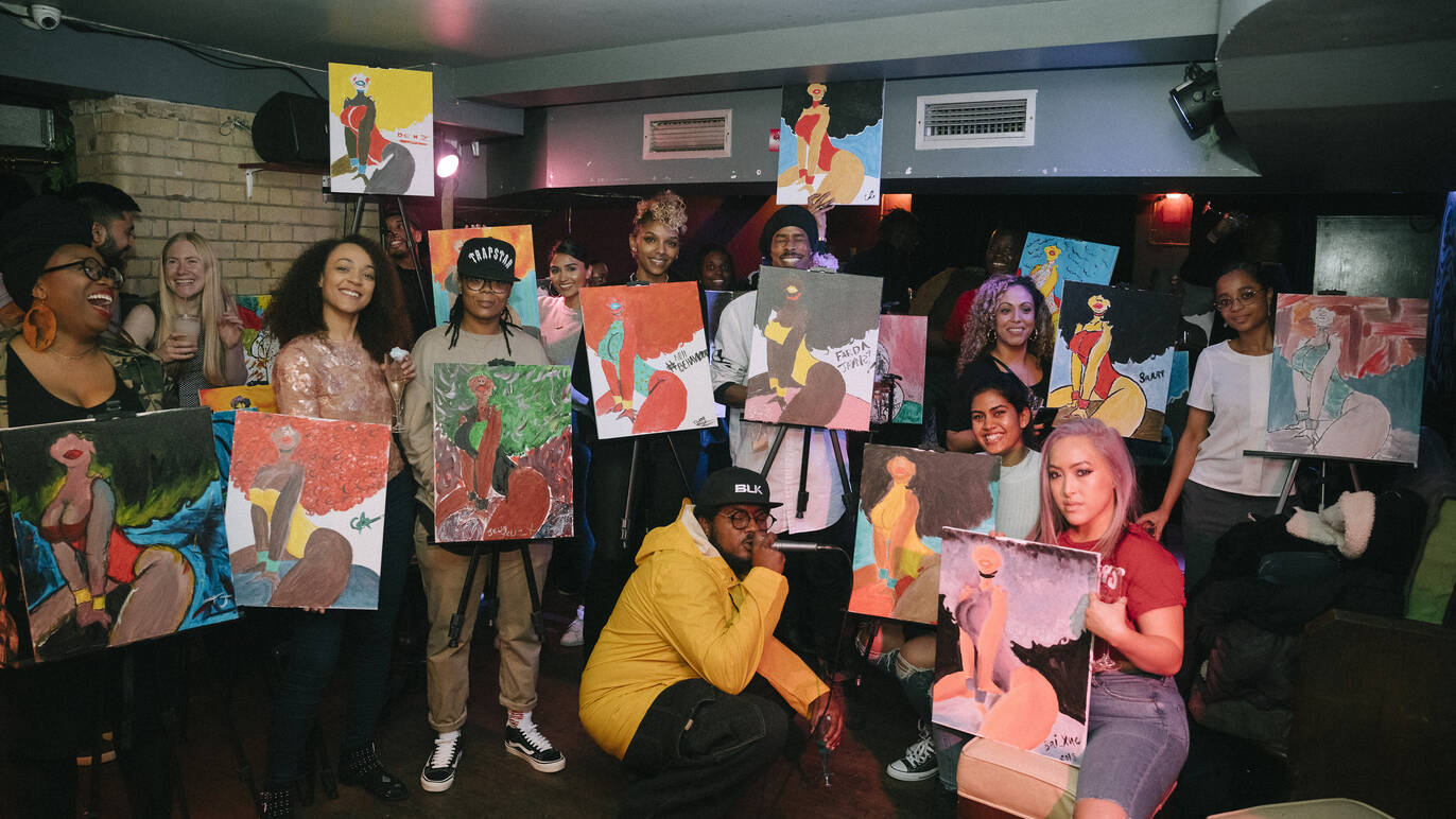 London Paint Party Things to do in London