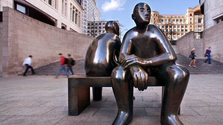 Two Men On A Bench (Giles Penny's Two Men On A Bench © Philip Vile)