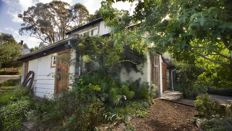 Old Leura Dairy refurbished milking shed.