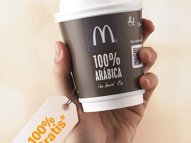 McDonald's café gratis McDonald's café gratis