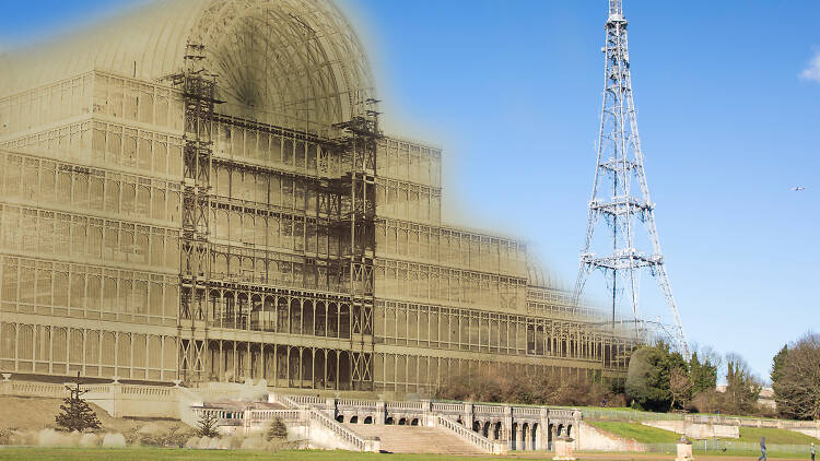 These then-and-now photos show London’s lost Crystal Palace