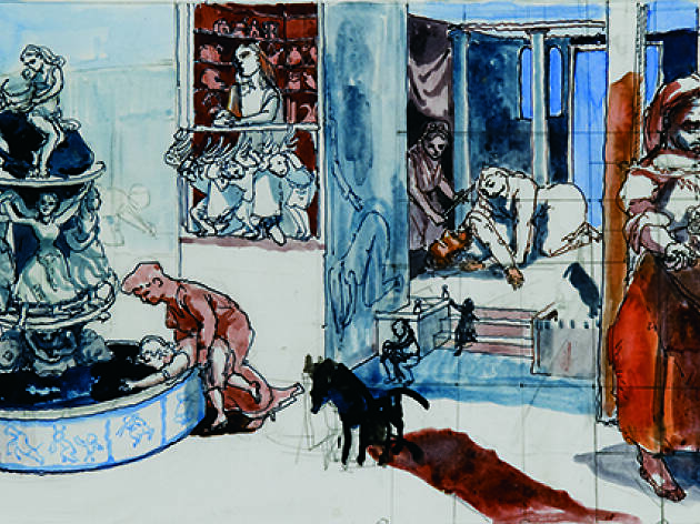 Uma das obras de Paula Rego que pode ver na Casa-Museu Teixeira Lopes Fotografia