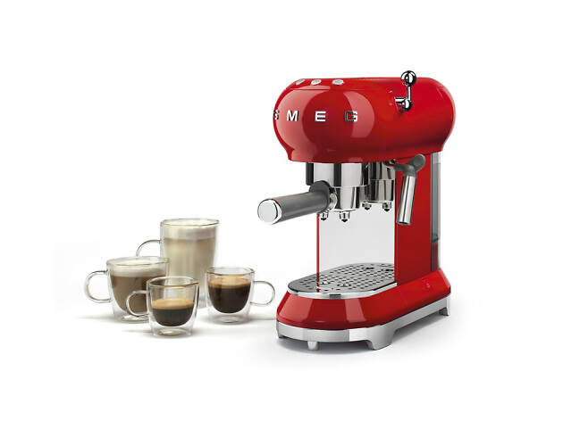Máquina de Café Expresso Smeg Roja Máquina de Café Expresso Smeg Roja