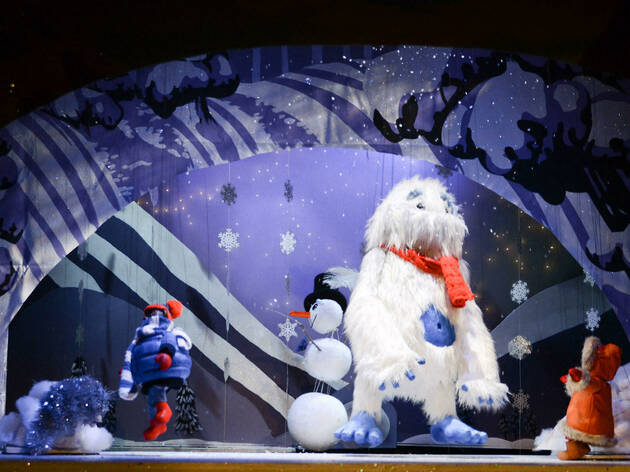 Yeti Set Snow Central Park Swedish Cottage Marionette Theatre