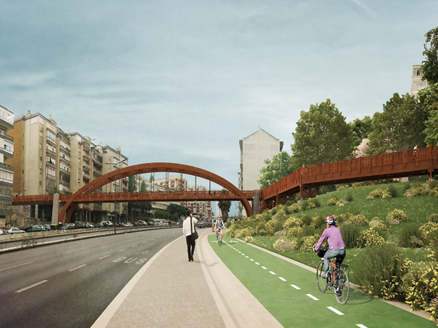 Ponte ciclopedonal da Calçada de Carriche Ponte ciclopedonal da Calçada de Carriche