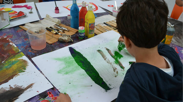 Talleres para niños en la UVA Tlatelolco