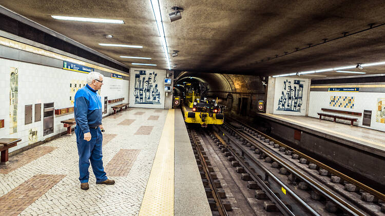 Trabalhos de manutenção do Metro