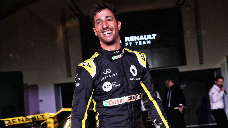 Daniel Ricciardo at the 2019 Renault Launch