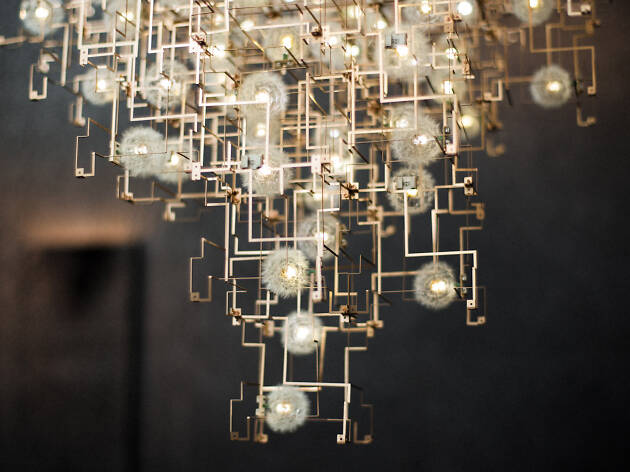 Fragile Future Diamond Chandelier Fragile Future Diamond Chandelier. Studio Drift (2012)