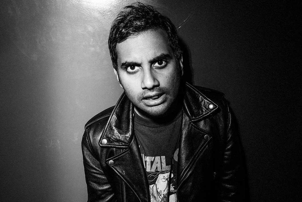 aziz ansari leather jacket