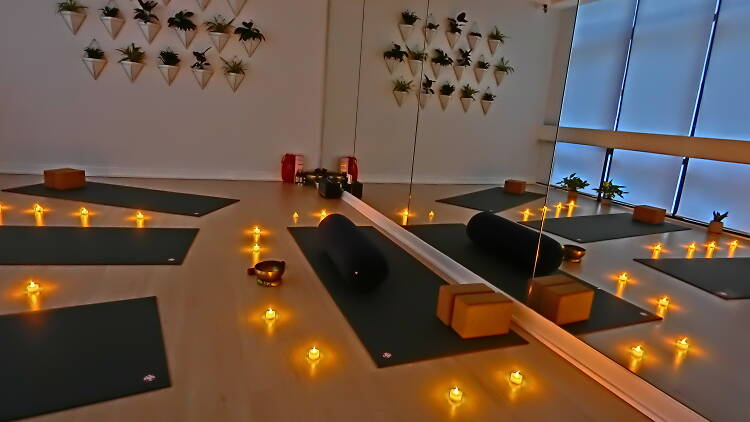 Santi Space Candlelit yoga